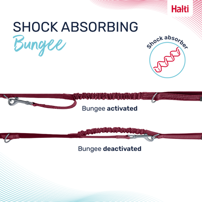 Halti Anatomy Multi Dog Lead - Magenta