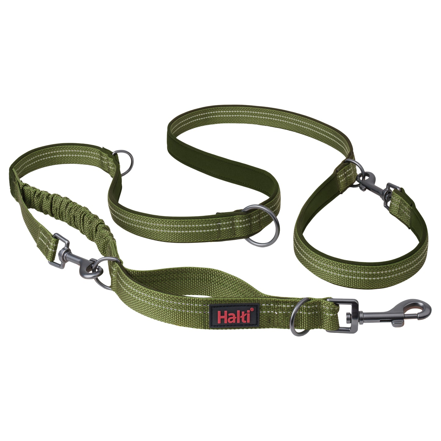 Halti Anatomy Multi Dog Lead - Green