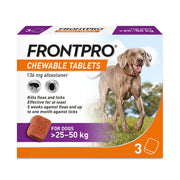 Frontpro Chewable Tablets Flea & Tick Treatment for Dogs - Extra Large (>25-50kg)