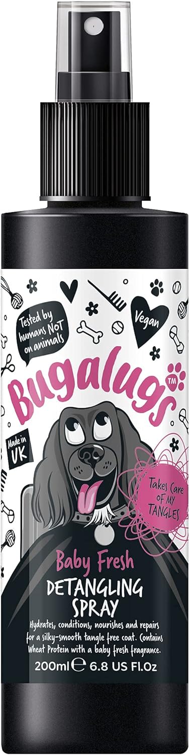 Bugalugs Baby Fresh Dog Detangling Spray