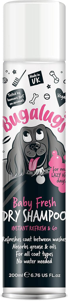 Bugalugs Baby Fresh Dry Dog Shampoo