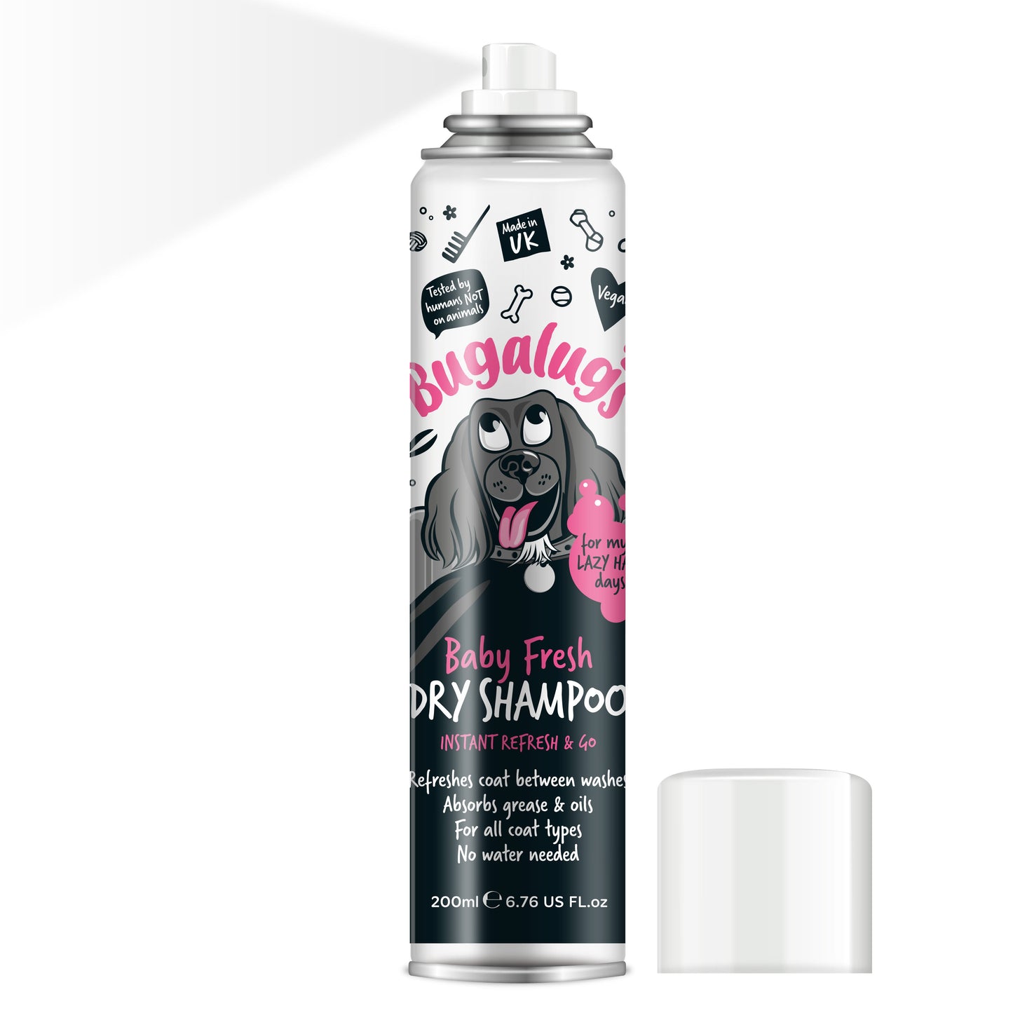 Bugalugs Baby Fresh Dry Dog Shampoo