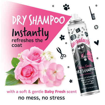 Bugalugs Baby Fresh Dry Dog Shampoo