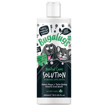 Bugalugs Dental Care Solution Water Additive for Dogs & Cats