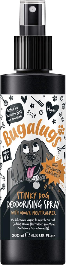Bugalugs Stinky Dog Deodorising Spray with Odour Neutraliser
