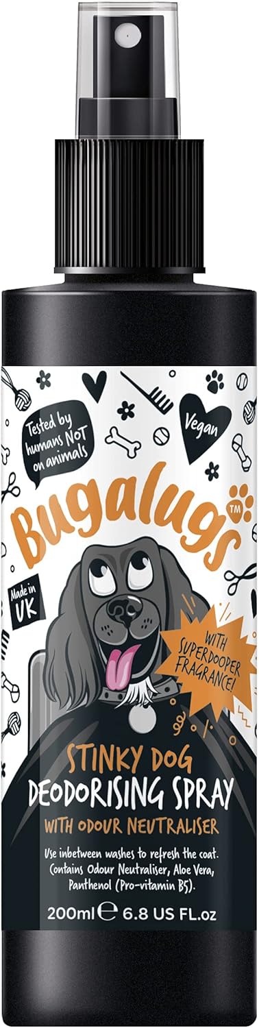 Bugalugs Stinky Dog Deodorising Spray with Odour Neutraliser