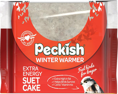 Peckish Winter Warmer Extra Energy Suet Cake for Wild Birds