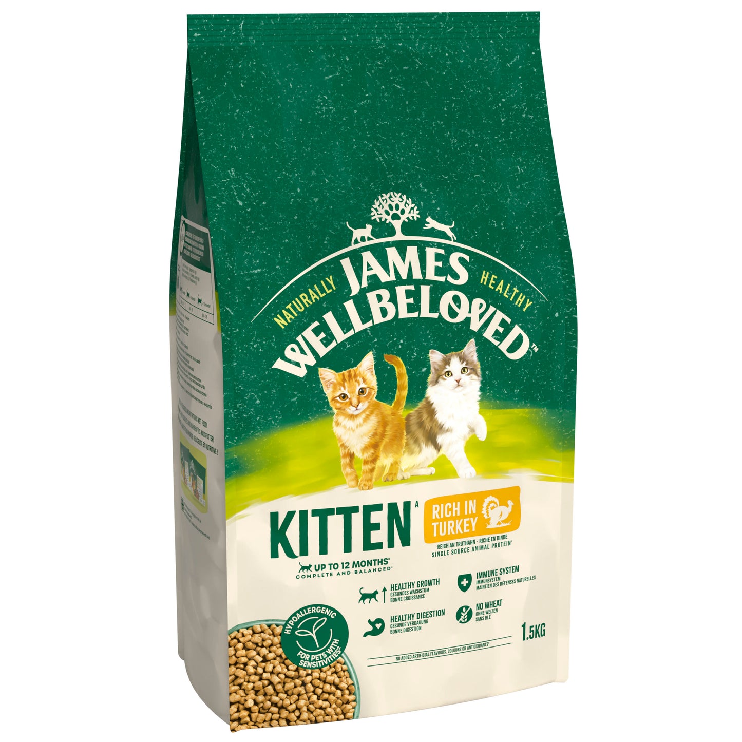 James Wellbeloved Kitten Dry Cat Food Turkey