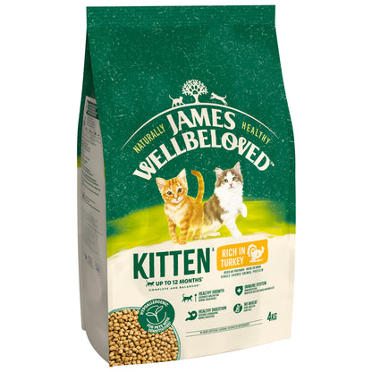 James Wellbeloved Kitten Dry Cat Food Turkey