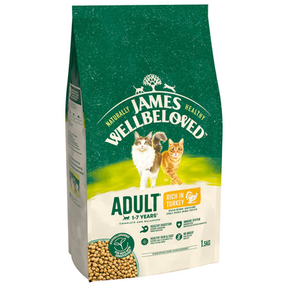 James Wellbeloved Adult Dry Cat Food Turkey