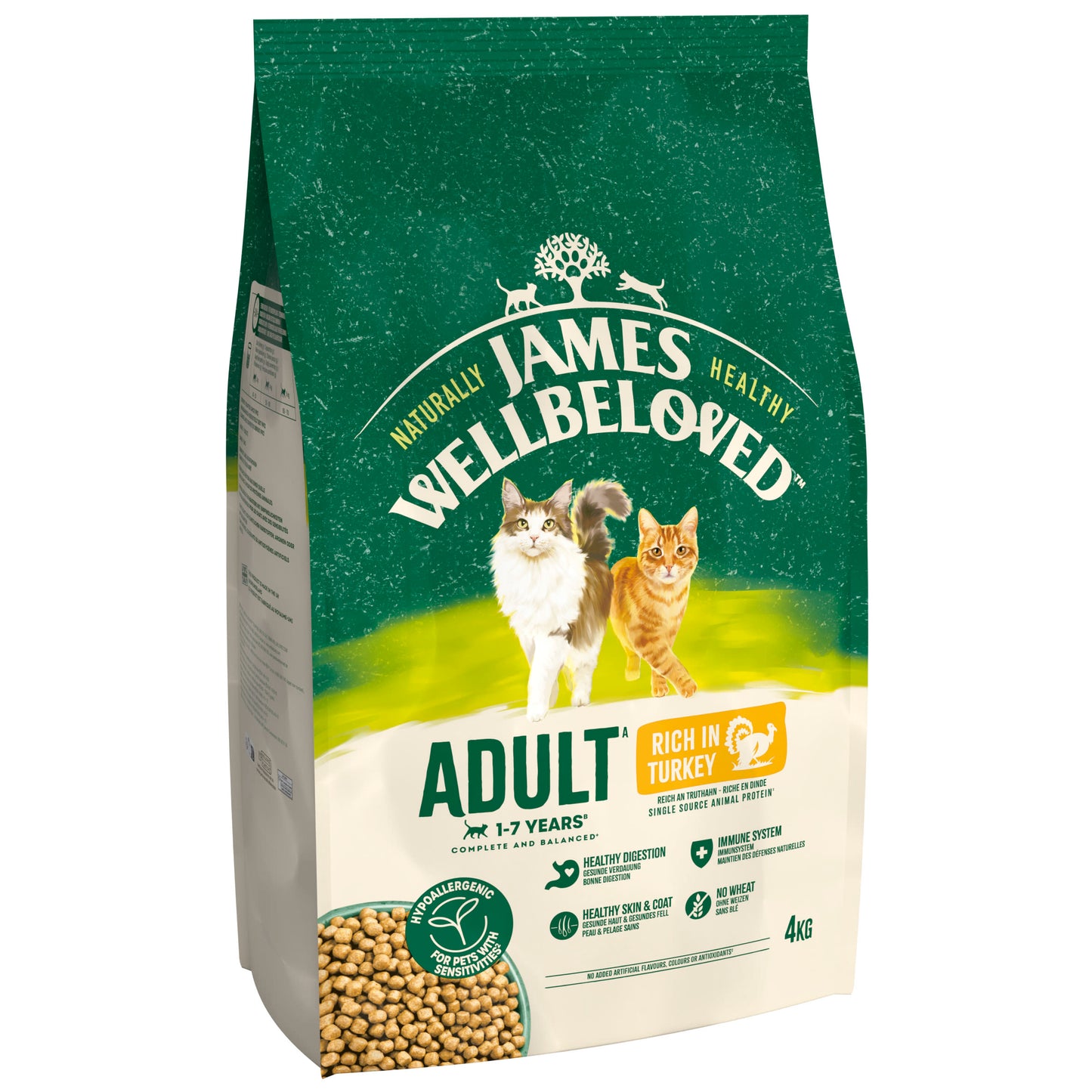 James Wellbeloved Adult Dry Cat Food Turkey