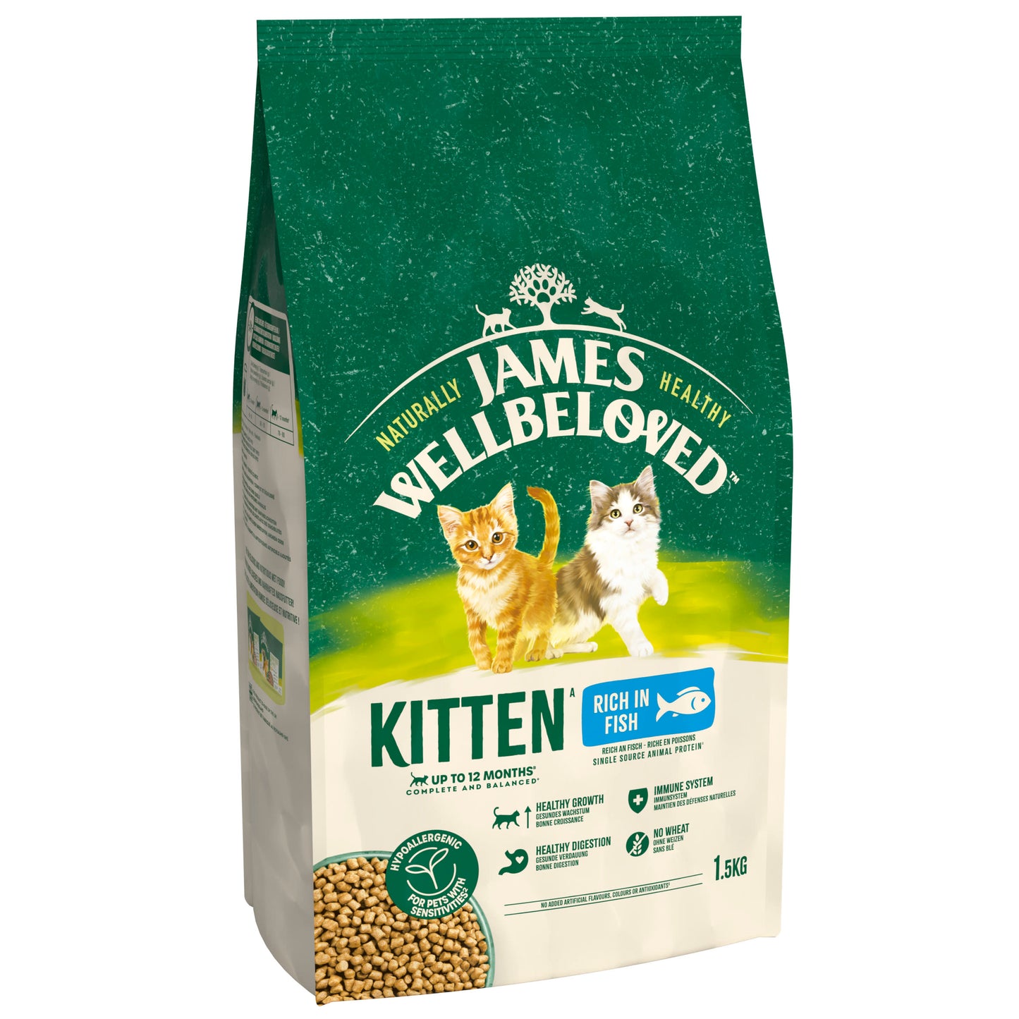 James Wellbeloved Kitten Dry Cat Food Fish