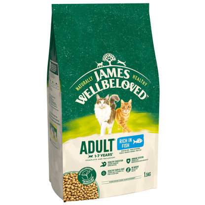 James Wellbeloved Adult Dry Cat Food Fish