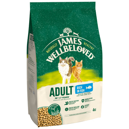 James Wellbeloved Adult Dry Cat Food Fish