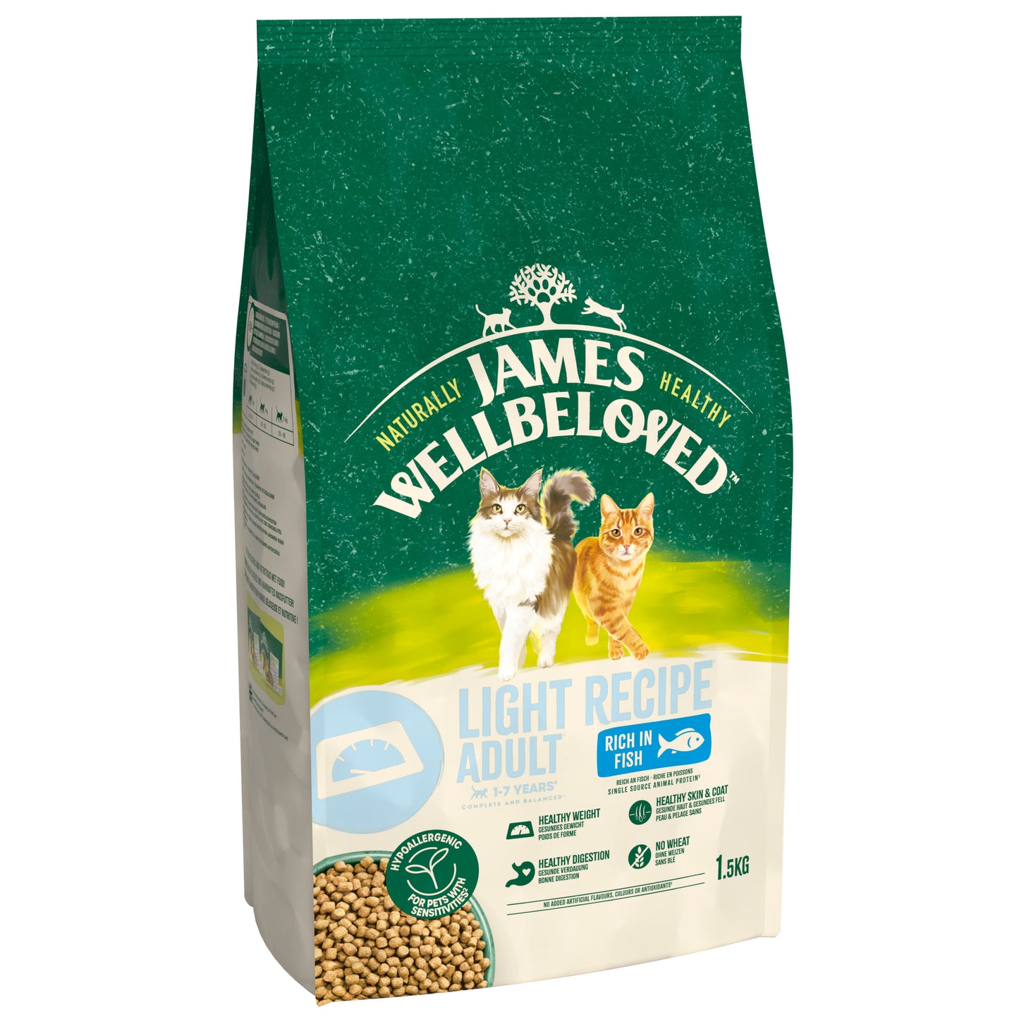 James Wellbeloved Light Adult Dry Cat Food Fish