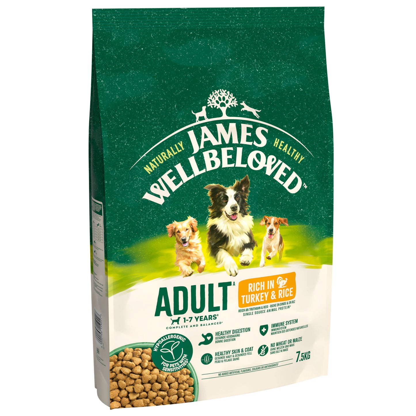 James Wellbeloved Adult Dry Dog Food Turkey & Rice