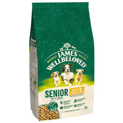 James Wellbeloved Senior Dry Dog Food Turkey & Rice