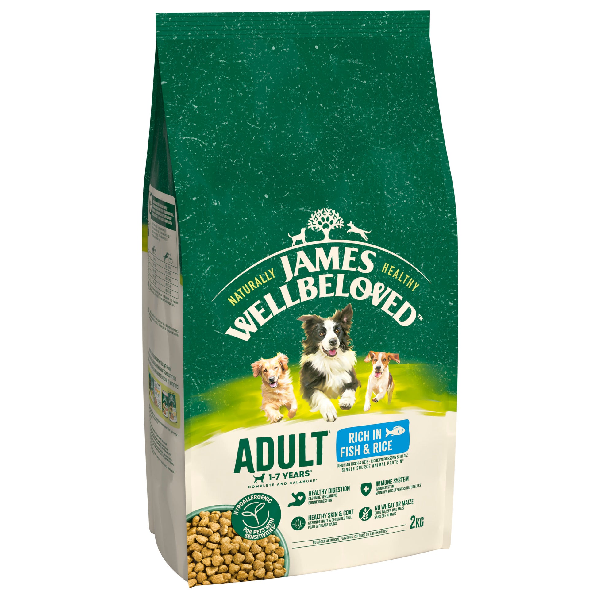 James Wellbeloved James Wellbeloved Adult Dry Dog Food pet food packaging