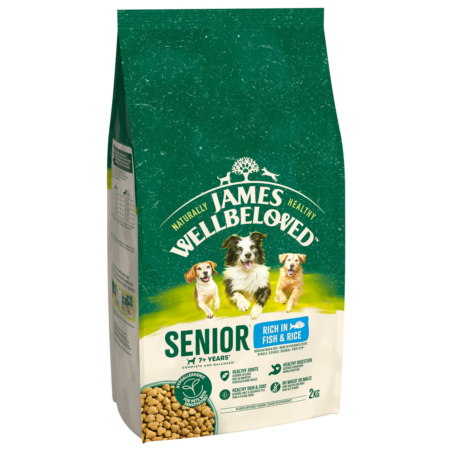 James Wellbeloved Senior Dry Dog Food Fish & Rice