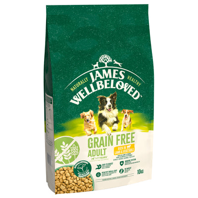James Wellbeloved James Wellbeloved Grain Free Lamb Adult Dry pet food packaging