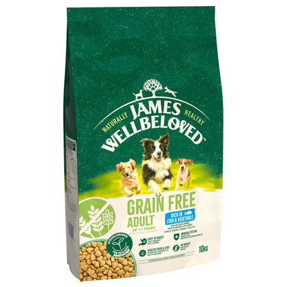 James Wellbeloved Grain Free Adult Dry Dog Food Fish Veg – Pet