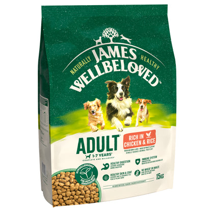 James Wellbeloved Adult Dry Dog Food Chicken & Rice