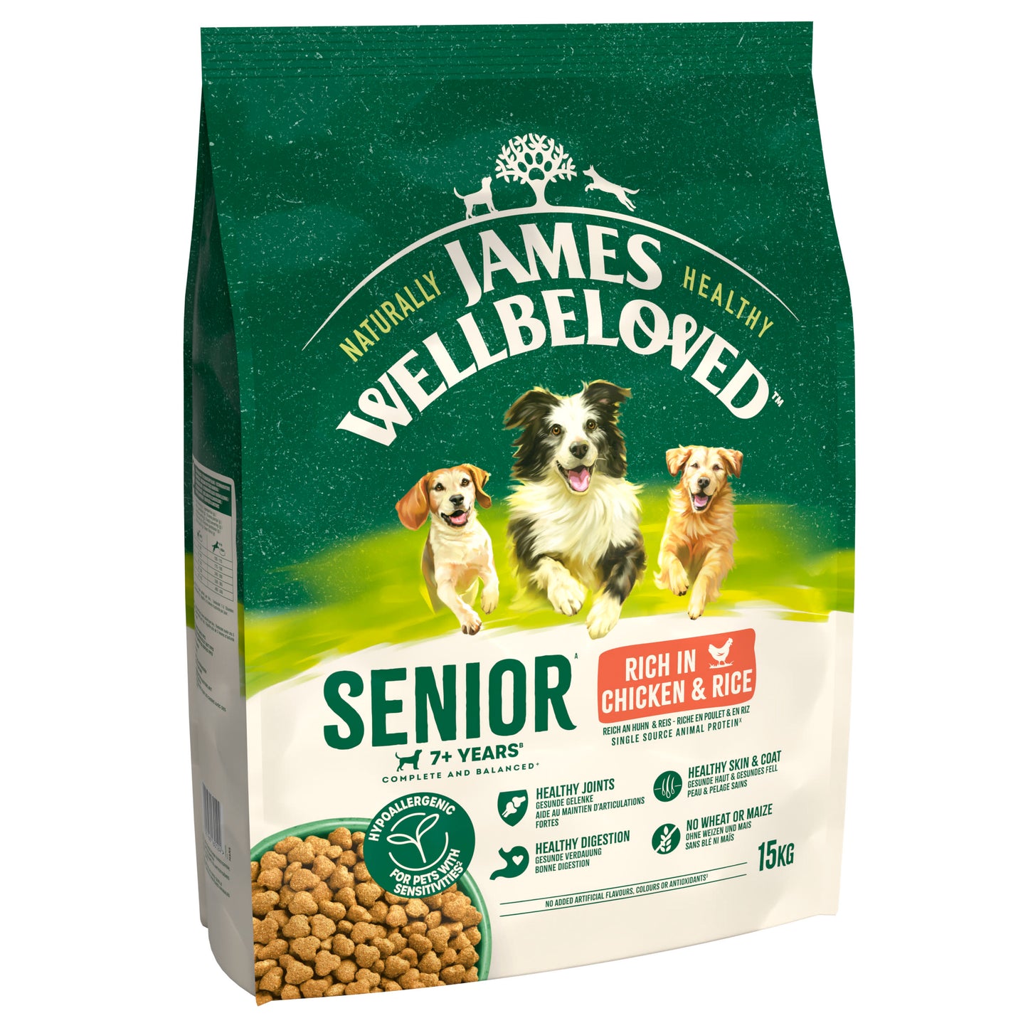 James Wellbeloved Senior Dry Dog Food Chicken & Rice