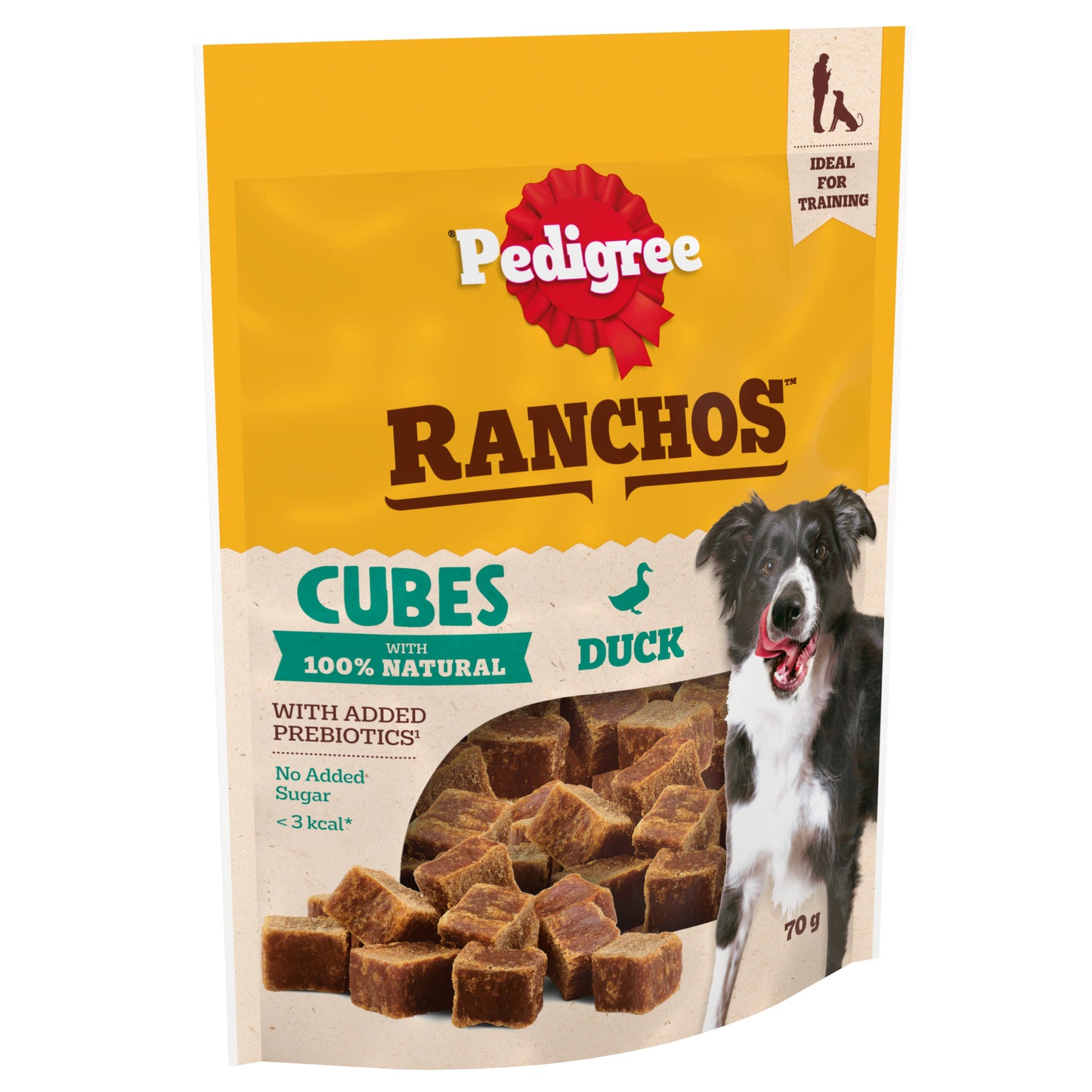Pedigree Ranchos Reward Cube Dry Dog Treat - Duck