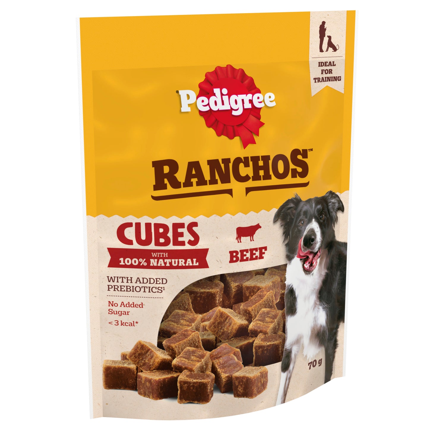 Pedigree Ranchos Reward Cube Dry Dog Treat - Beef