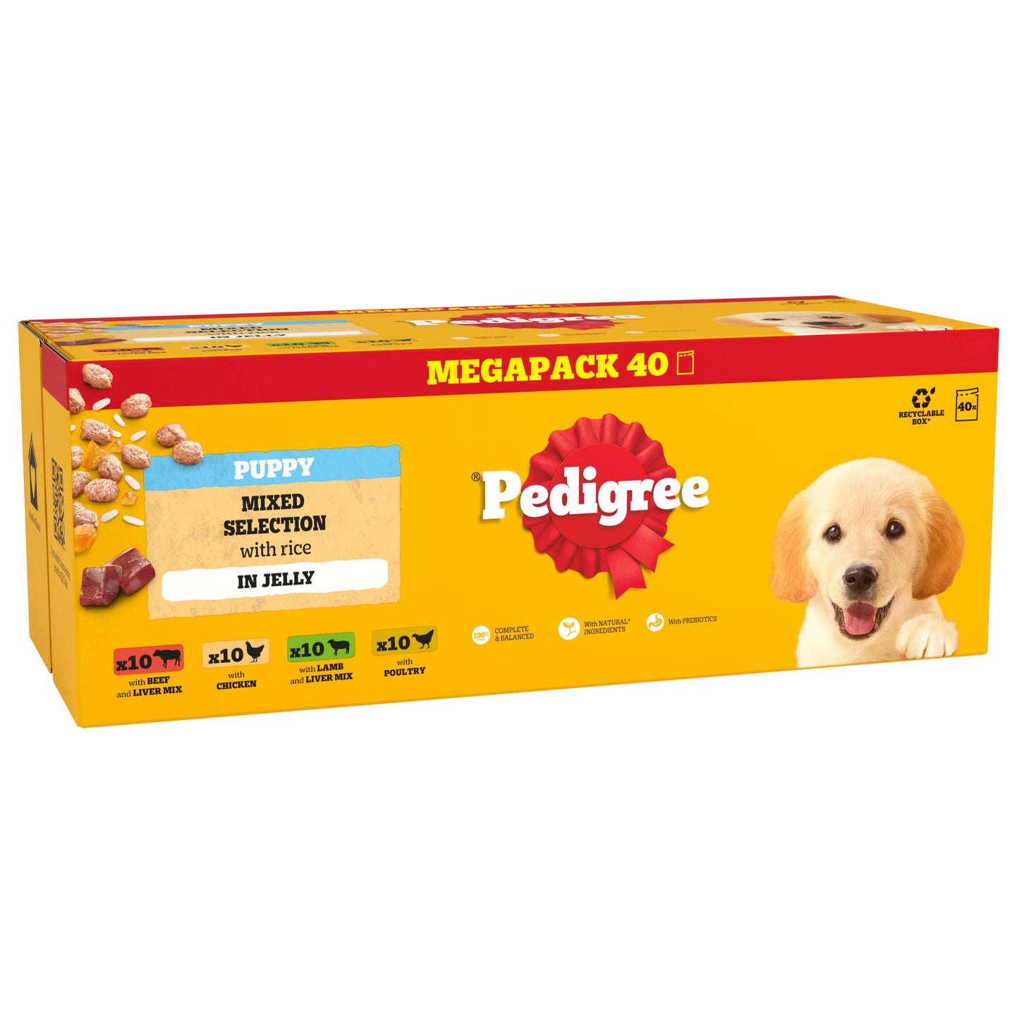 Pedigree Mixed Selection Wet Puppy Pouches in Jelly