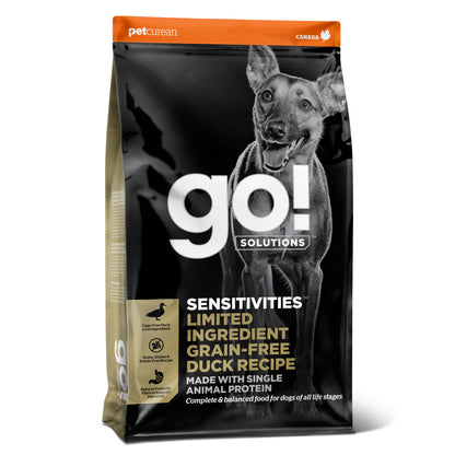 Go! Solutions Sensitivities Limited Ingredient Grain Free Duck recipe Dry Dog Food