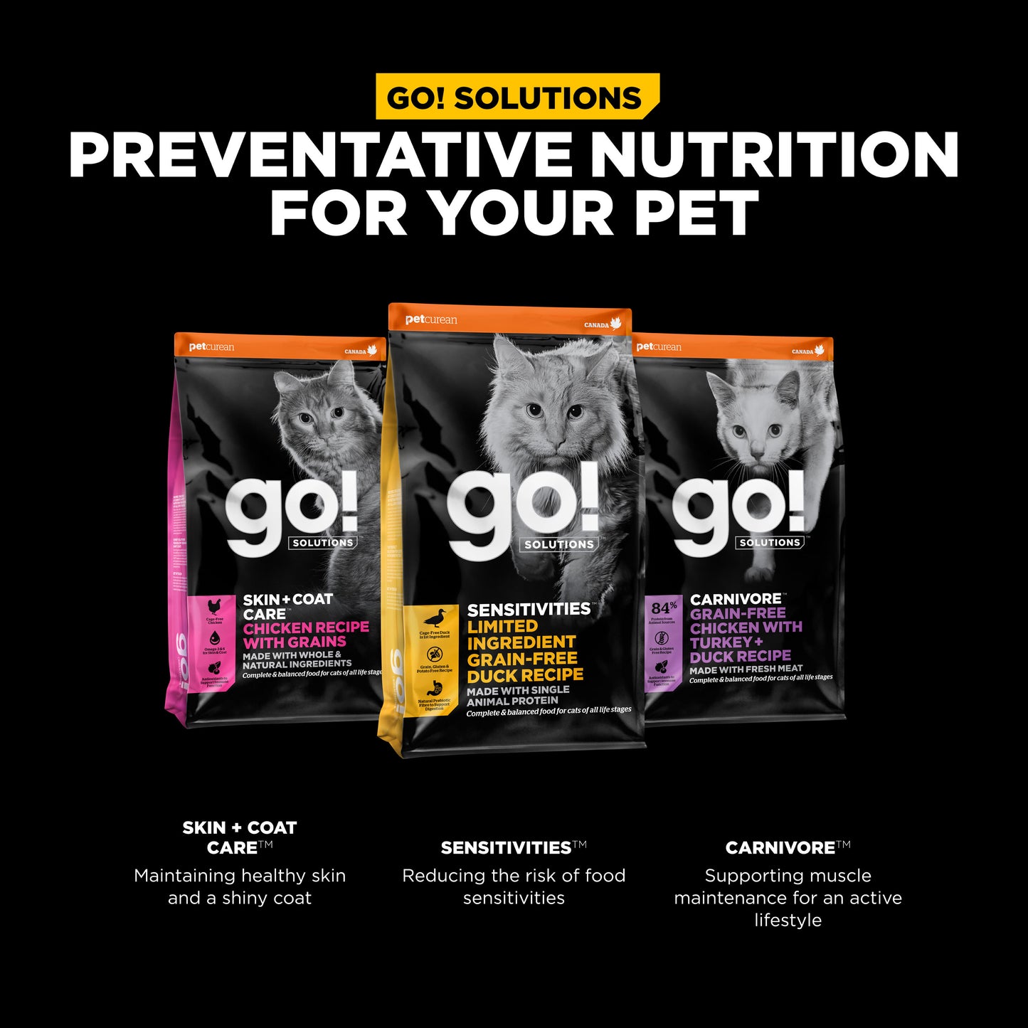 Go! Solutions Sensitivities Limited Ingredient Grain Free Duck recipe Dry Cat Food