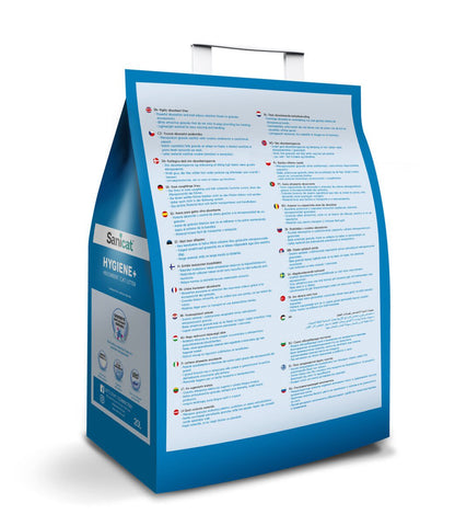 Sanicat Hygiene + Absorbent White Cat Litter