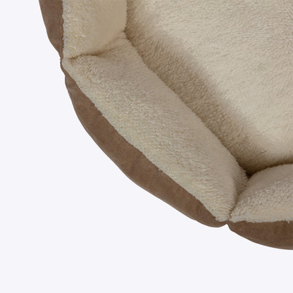 Danish Essentials Quilted Dog Bed - Beige