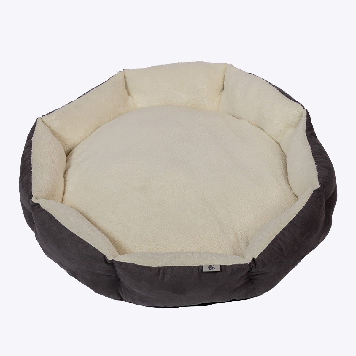 Danish Essentials Quilted Dog Bed - Charcoal