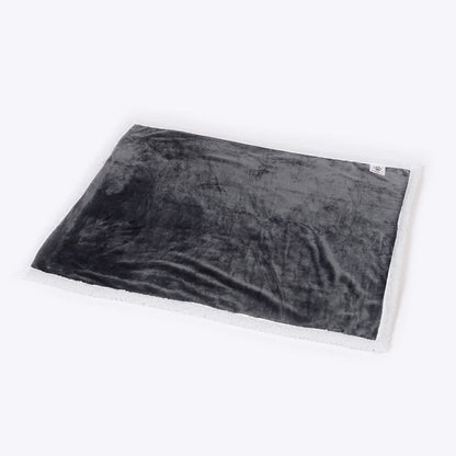 Danish Essentials Fur Dog Blanket - Charcoal (75X100Cm)
