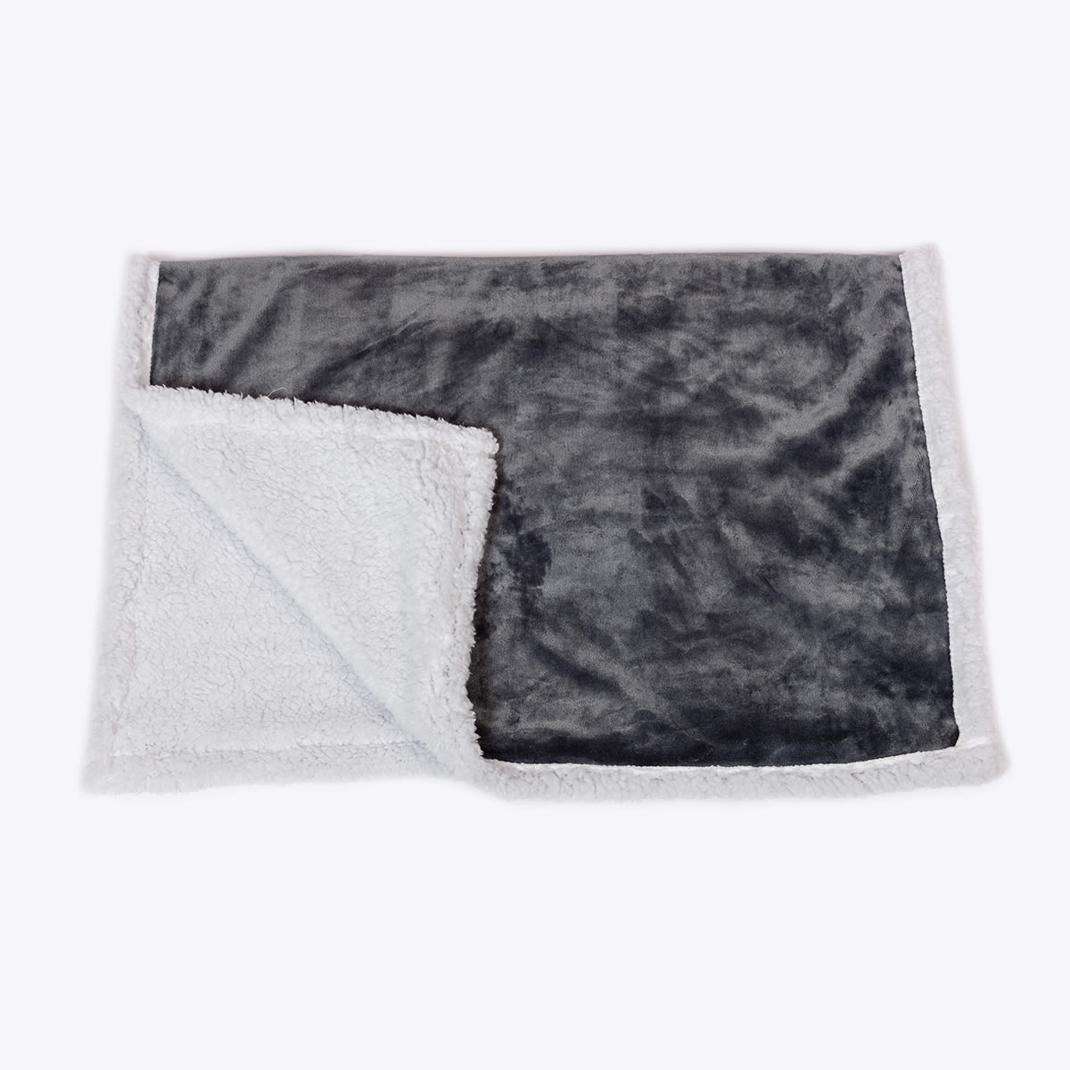 Danish Essentials Fur Dog Blanket - Charcoal (75X100Cm)