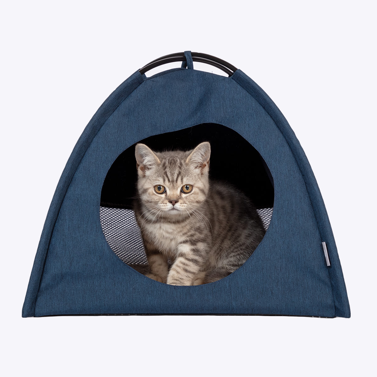 Danish Essentials Cat Tent - Denim