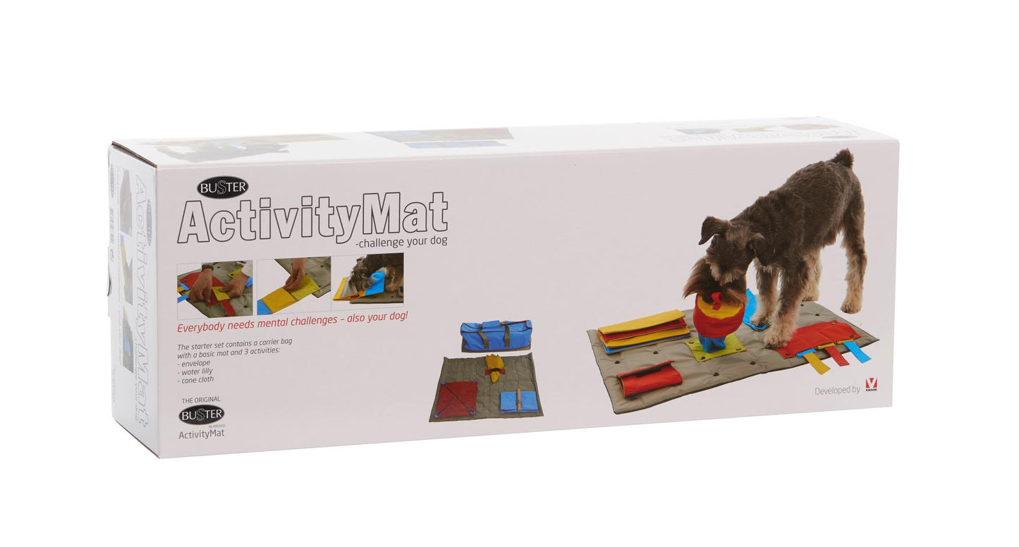 Buster Activity Mat Starter Set with 3 Activities for Dogs