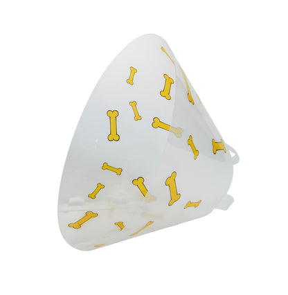 Buster Design Dog Collar Bones - Yellow