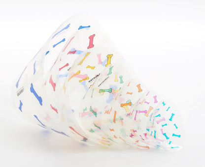 Buster Design Dog Collar Bones - Yellow