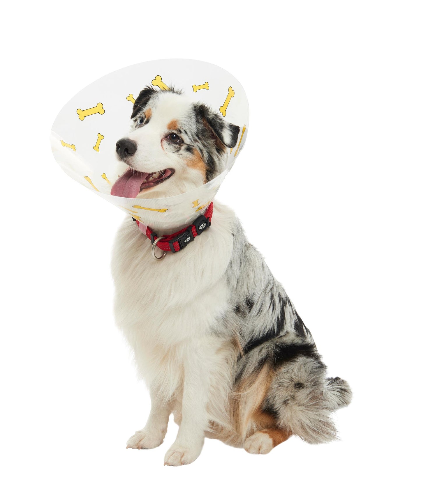 Buster Design Dog Collar Bones - Yellow