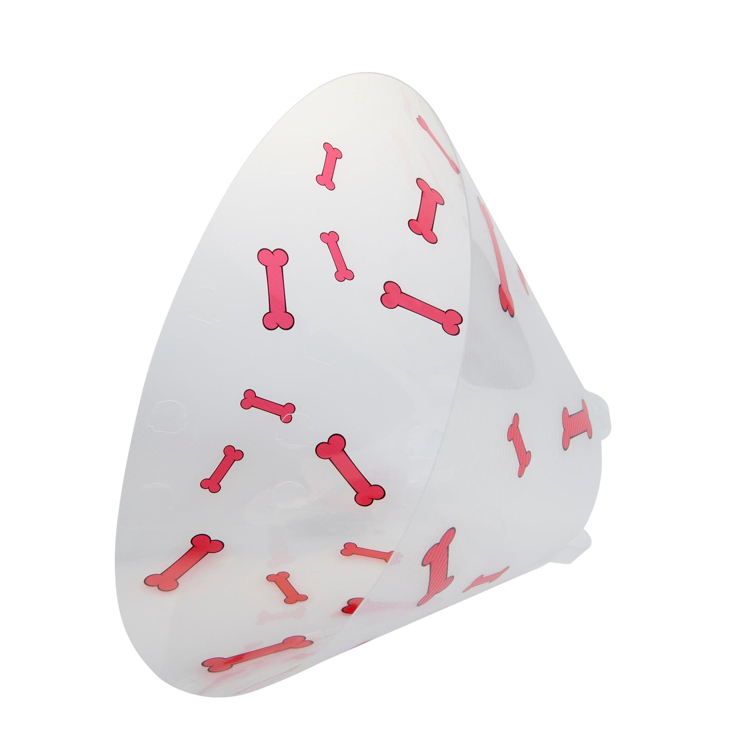 Buster Design Dog Collar Bones - Red