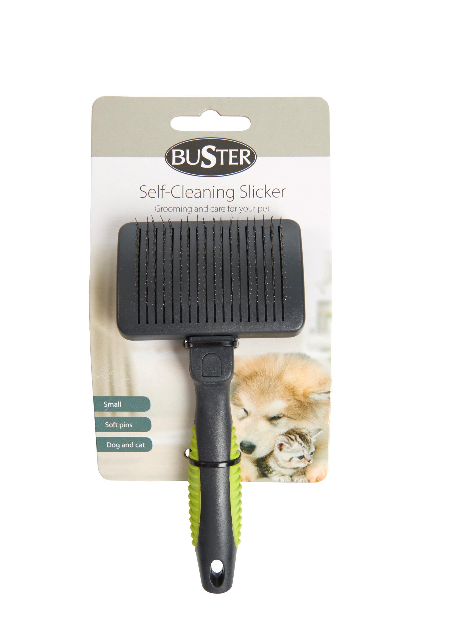 Buster Self-Cleaning Slicker Soft Pin for Cats & Dogs