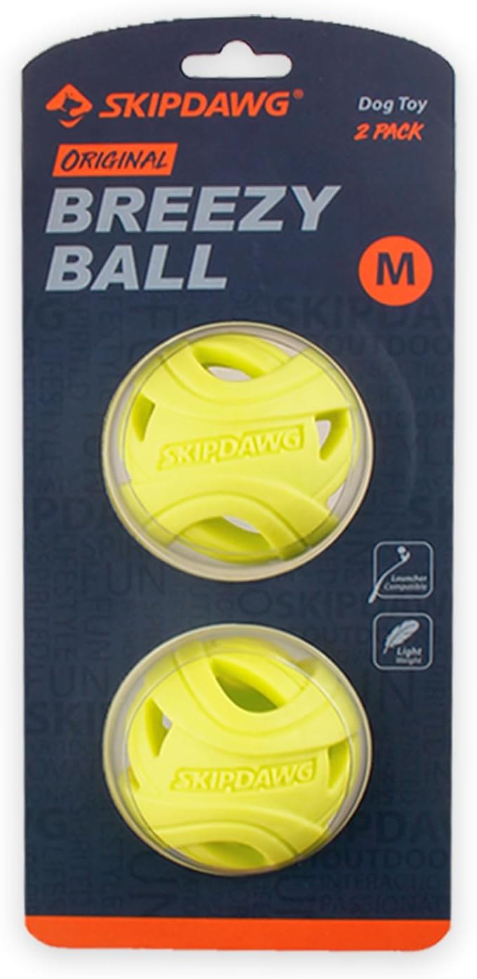 Skipdawg Breezy Ball for Dogs 2 Pack