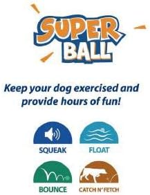 Skipdawg Premium High Bounce Tennis Ball for Dogs 4 Pack