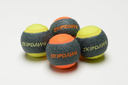 Skipdawg Premium High Bounce Tennis Ball for Dogs 4 Pack