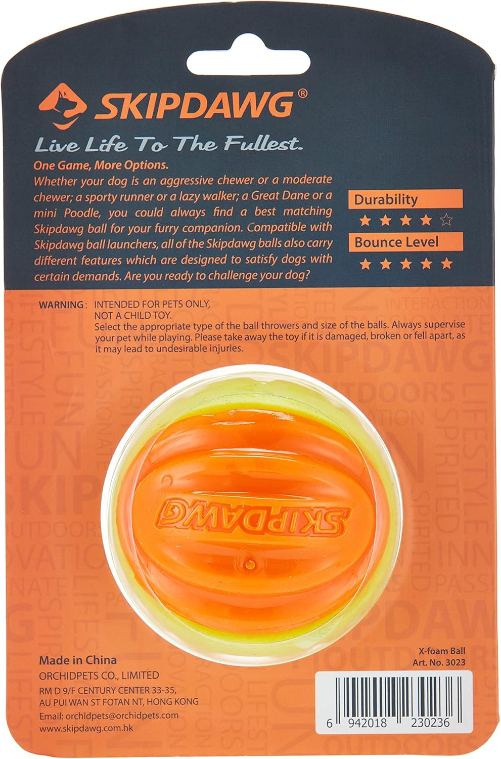 Skipdawg Xfoam Ball for Dogs