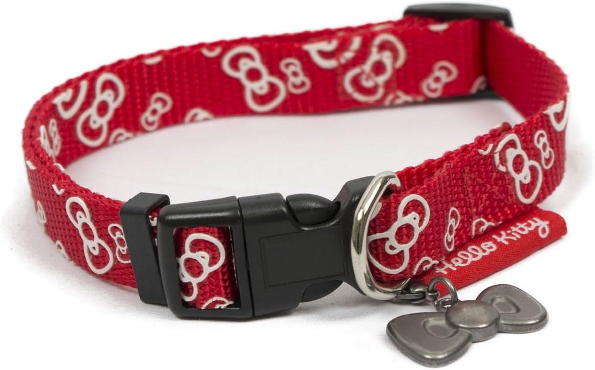 Hello Kitty Bow Design Dog Collar