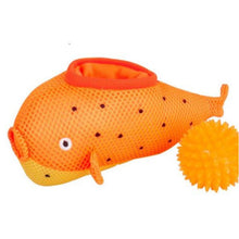 Ministry Of Pets Pablo The Pufferfish 2 in 1 Dog Toy